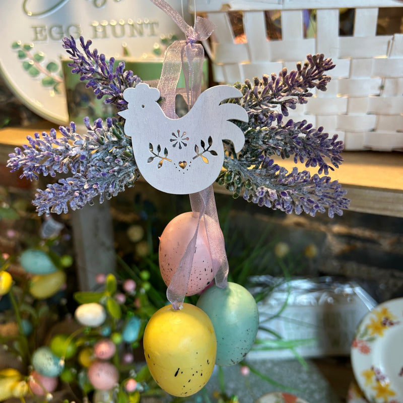 Easter Egg Lavender hanging decoration