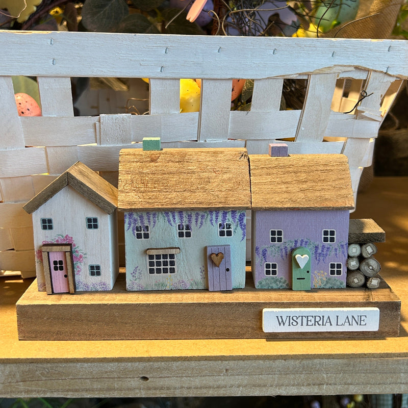 Wisteria Lane Wooden House Decoration