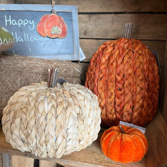 Autumn Cornhusk Orange Pumpkin