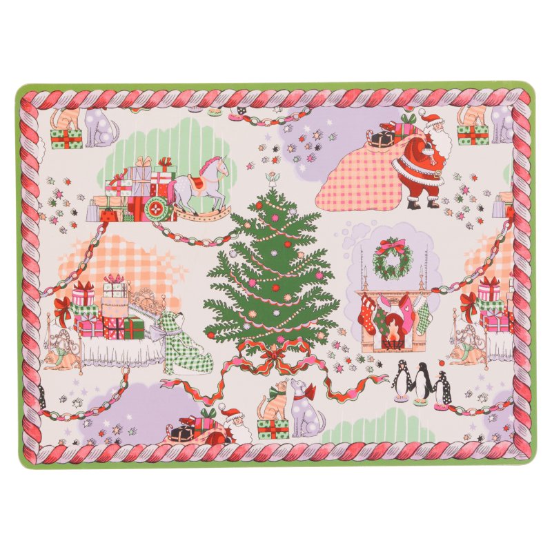 Cath Kidston Christmas Set of 4 Placemats and Coasters