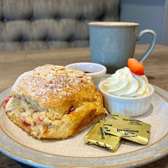 Alexanders Cherry and Almond Scone
