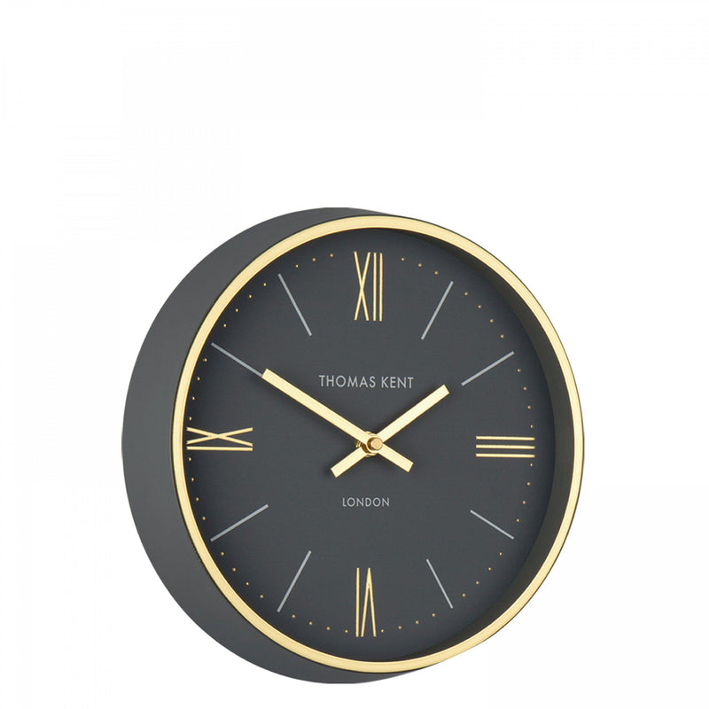 Thomas Kent 10" Hampton Charcoal Clock