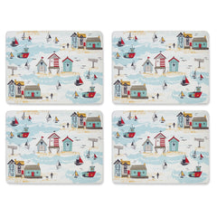 Beside the Sea Set of 4 Placemats