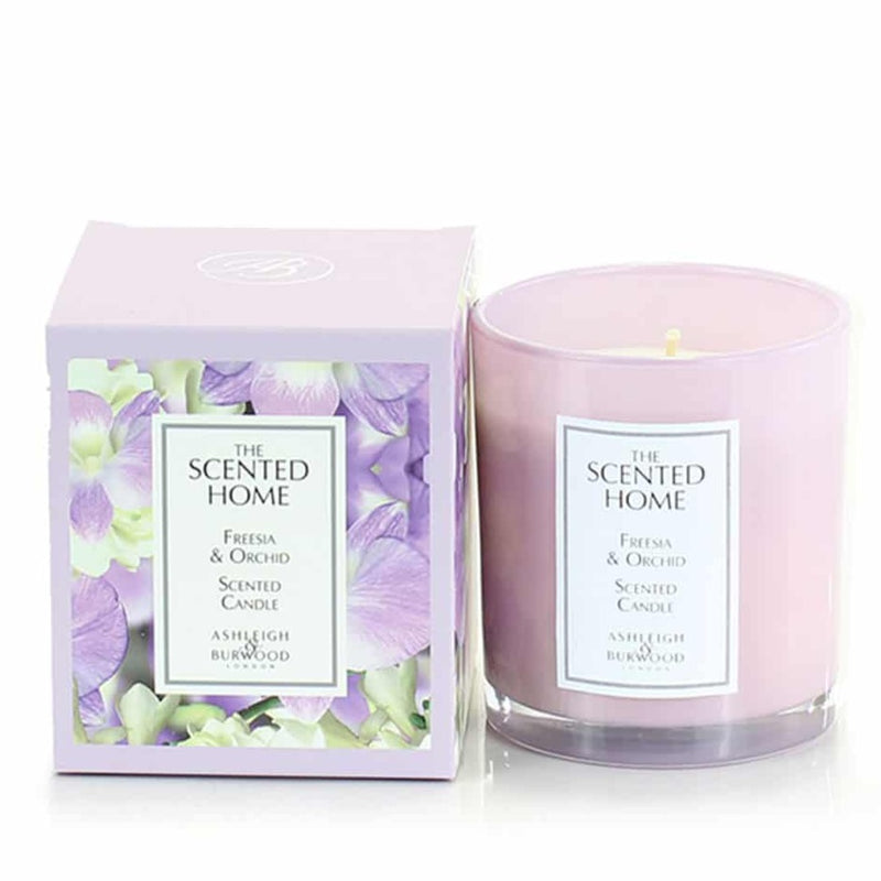 Ashleigh & Burwood Freesia & Orchid 225g Glass Candle