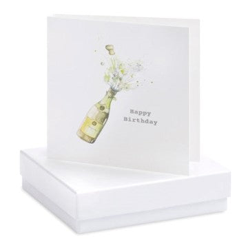 Boxed Happy Birthday Earring Card