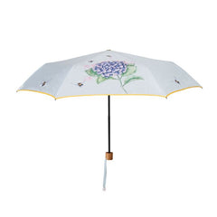 Wrendale Hydrangea Bee Umbrella open 