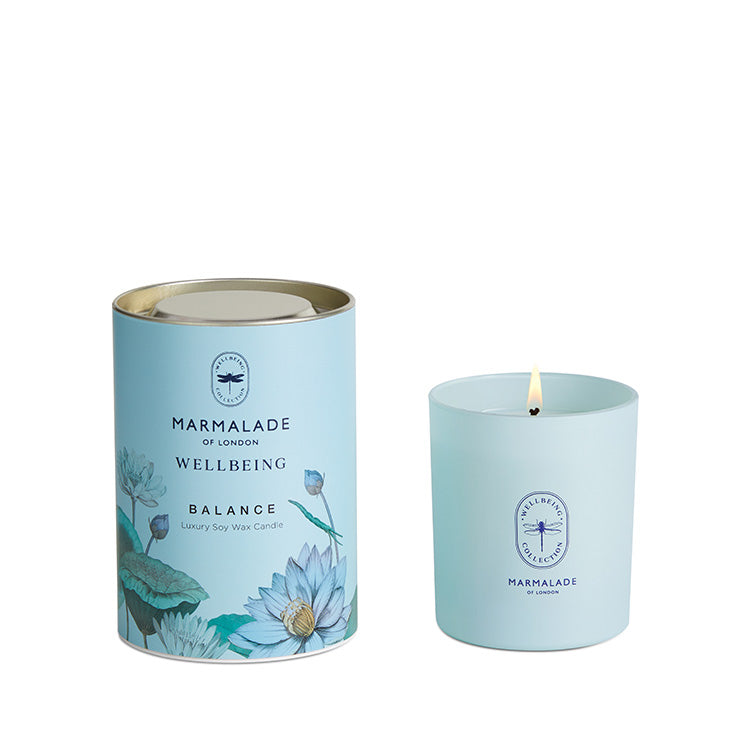 Wellbeing Balance - Glass Candle