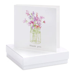 Boxed Thank You Earring Card