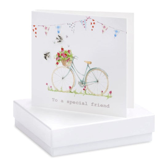 Boxed To A Special Friend Earring Card
