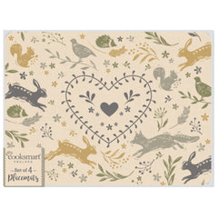Woodland Set of 4 Placemats