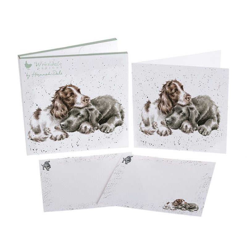 Wrendale 'Growing Old Together' Notecard Pack white background